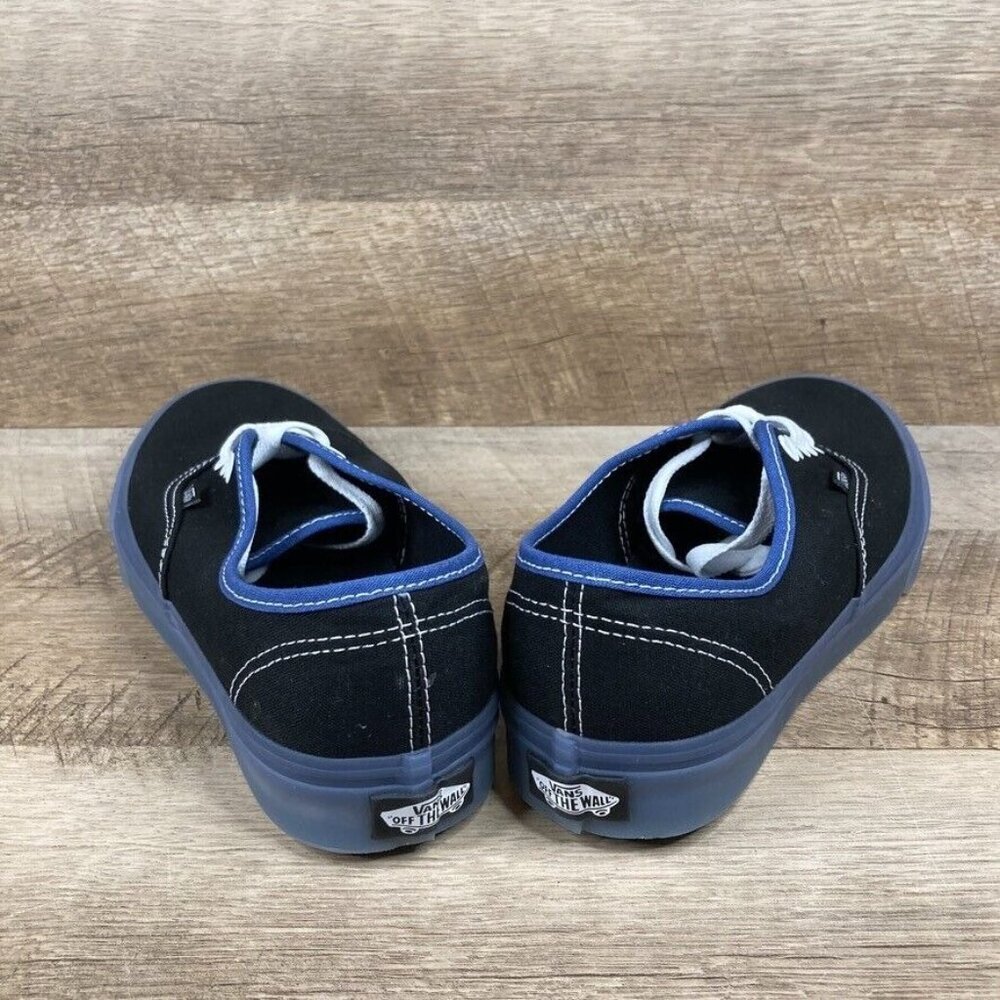 VANS Authentic Translucent Sidewall Black/Blue Sh… - image 5